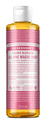 Dr. Bronners Cherry Blossom Pure-Castile Liquid Soap, 240 ML