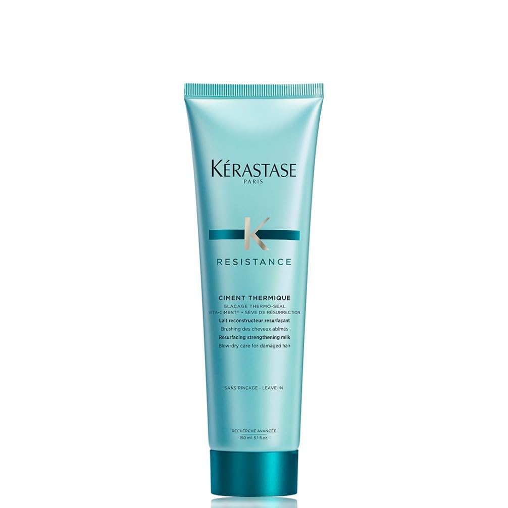 Kérastase Resistance Ciment Thermique, Daily Nourishing Leave-In Treatment, for Damaged Hair, with Vita-Ciment Complex, 150ml