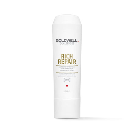 Goldwell Dualsenses Rich Repair Restoring Conditioner, for Dry to Damaged Hair, 200 ml