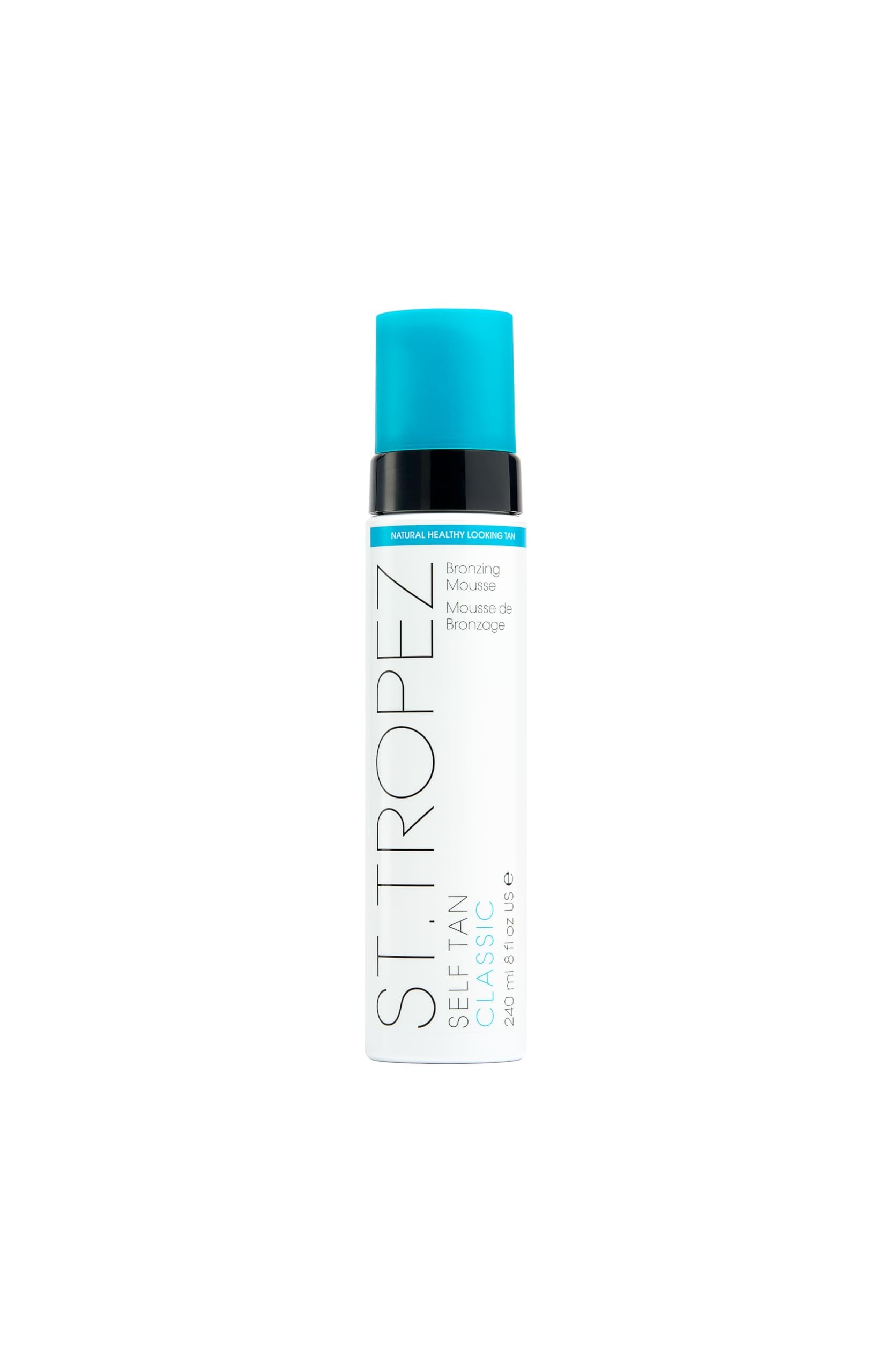 St.Tropez Self Tan Classic Bronzer Mousse Foam, Original Fake Tan, Streak-Free Finish, Develops in 4-8 hours, Vegan, Natural & Cruelty Free, 240 ml
