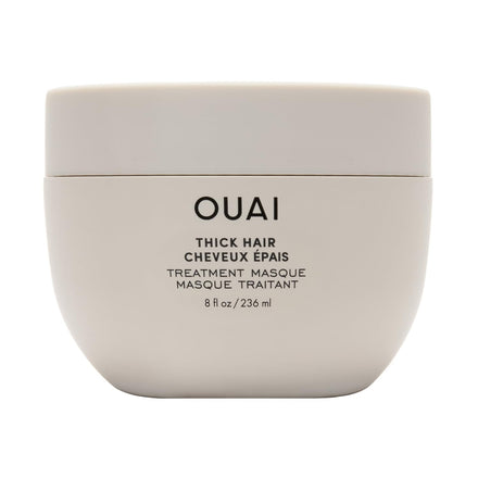 OUAI Thick Hair Treatment Masque - Almond Oil, Olive Oil & Hydrolyzed Keratin to Repair & Restore Damaged Hair - Softens, Smooths & Strengthens - Phthalate & Paraben Free Hair Masque - 236ml