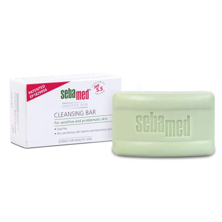 Sebamed Cleansing Bar Soap Free (Pack of 6)150G