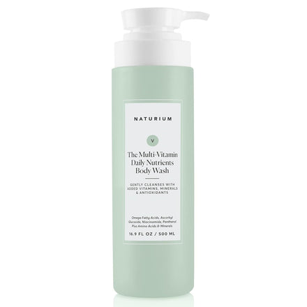 Naturium The Multi-Vitamin Daily Nutrients Body Wash, Hydrating Cleanser | 16.9 FL OZ / 500 ML