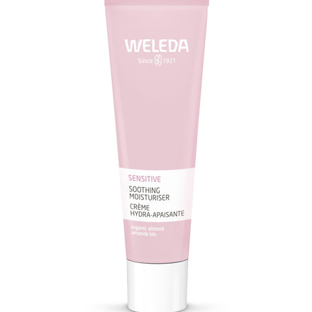 Weleda Sensitive Care Facial Cream, Organic Face Cream w. Natural Almond Extract, Gentle & Soothing Face Moisturiser, Paraben Free, Fragrance Free Face Cream for Women & Men by Weleda Skin Care - 30ml