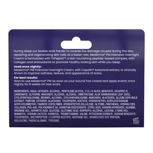 Mederma PM Intensive Overnight Cream – Advanced Scar Care that works with Skin’s Night-time Regenerative Activity – 20ml