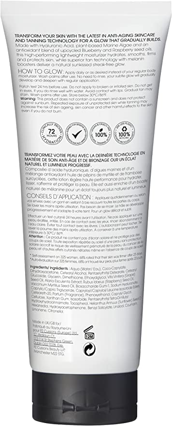 St.Tropez Gradual Tan Firming Lotion, Light/ Medium Shade, Sun Kissed Glow Self Tan Moisturiser, 5 Skincare Benefits, Vegan, Natural & Cruelty Free, 200 ml