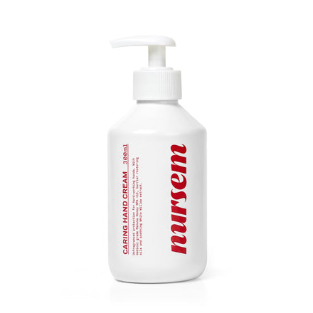 Nursem CARING HAND CREAM – 300ml | Fast absorbing and moisturising natural cream for hard working hands, repairing cream suitable for sensitive and dry skin (Unfragranced)