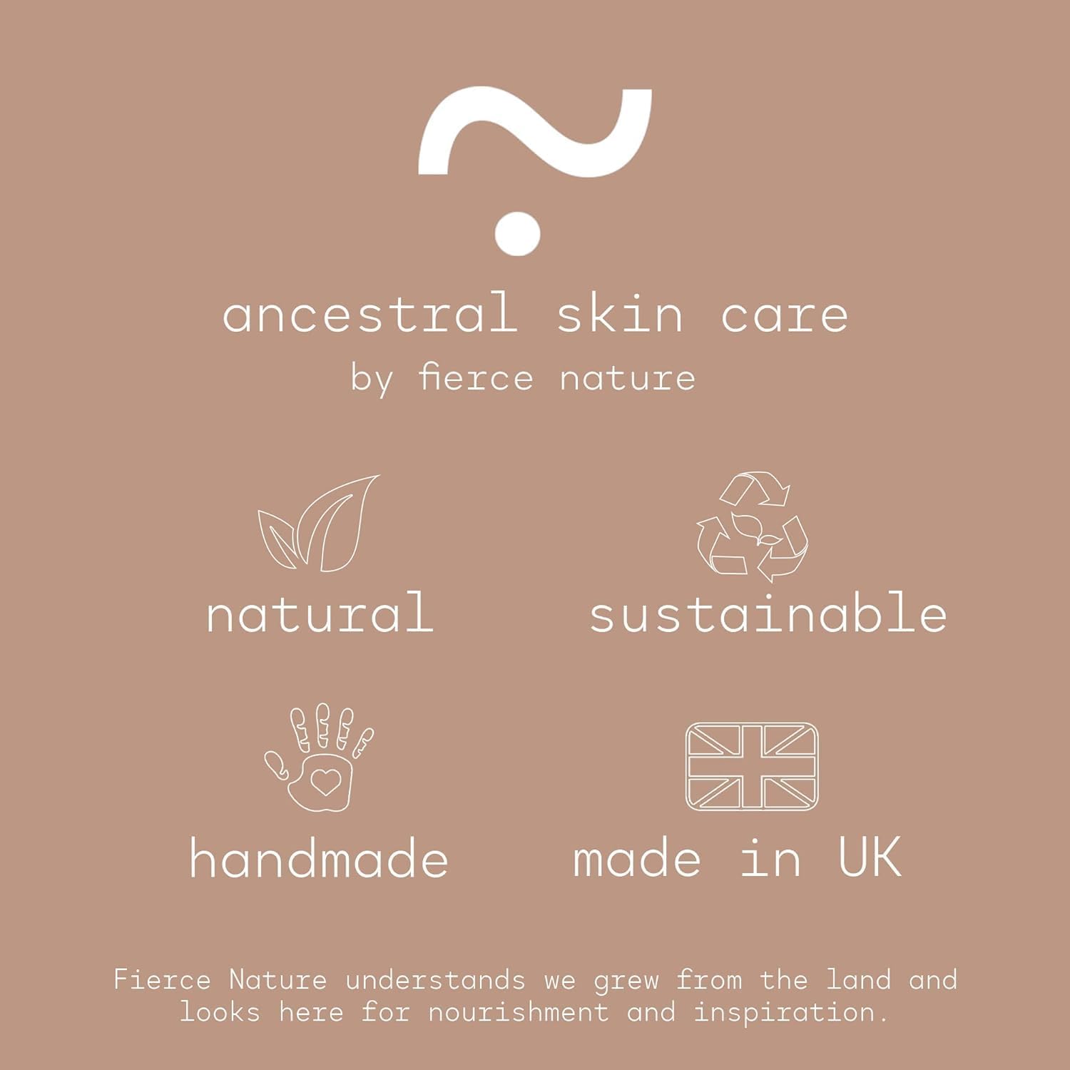Fierce Nature Pure Nourish Tallow Balm | Organic, Vitamin-Rich Nourishing Body & Face Moisturizer | Natural, Essential Oil Free Skincare | Unscented 100g