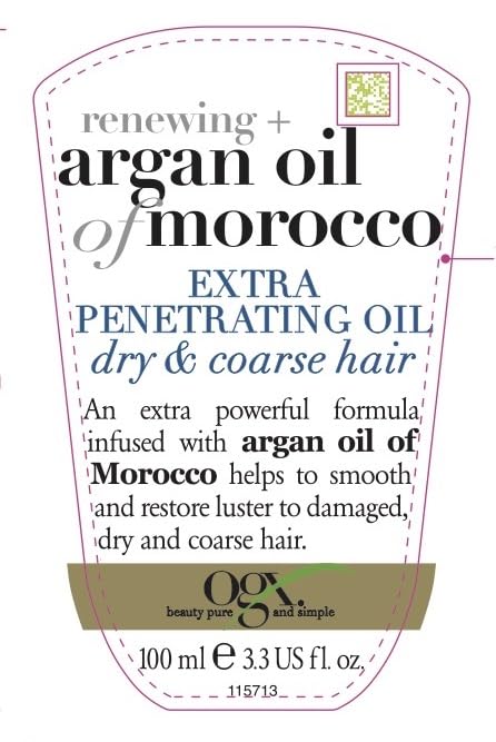 OGX Argan Oil of Morocco Extra Penetrating Hair Oil For Dry and Damaged Hair, 100 ml