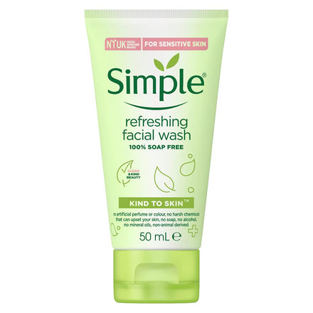 Simple Kind to Skin Refreshing Facial Wash Gel (50ml)