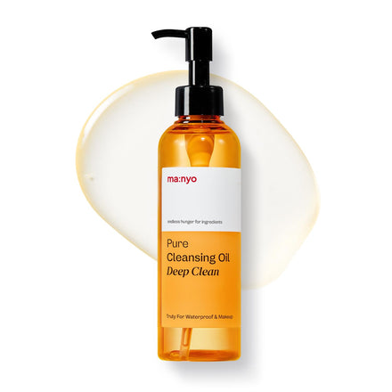 ma:nyo Pure Cleansing Oil Korean Facial Cleanser, Blackhead Melting, Daily Makeup Removal with Argan Oil, Korean Skin care 6.7 fl oz (Deep Clean)