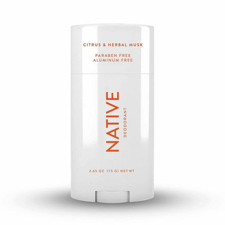 Native Natural Deodorant - Vegan, Gluten & Cruelty Free - Aluminum, Parabens & Sulfates Free - Citrus & Herbal Musk