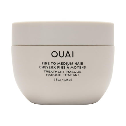 OUAI Fine to Medium Hair Treatment Masque - Hair Mask for Hair Repair, Hydration and Shine - With Shea Butter, Keratin and Panthenol - Paraben, Phthalate and Sulfate Free Hair Care - 236ml
