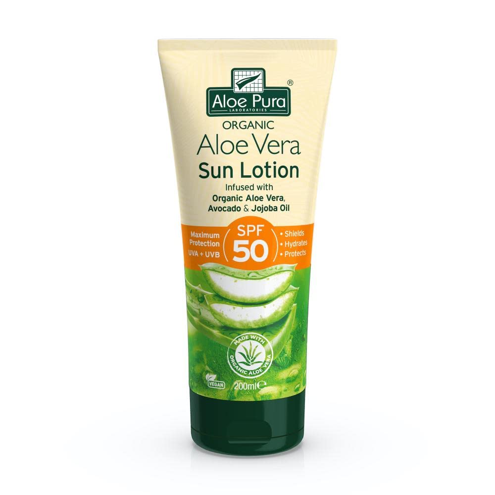 Organic Aloe Vera Sun Lotion SPF50
