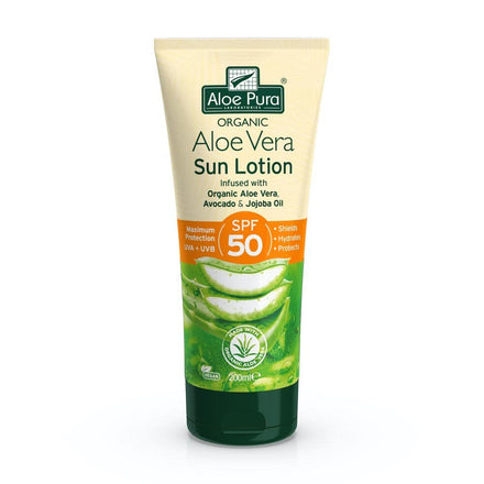 Organic Aloe Vera Sun Lotion SPF50
