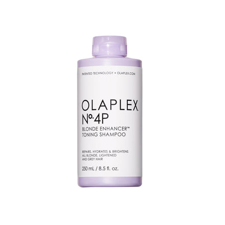 Olaplex No. 4P Blonde Enhancer Purple Toning Shampoo, Repairs, Hydrates, & Brightens All Blonde, Lightened, & Grey Hair, 250ml