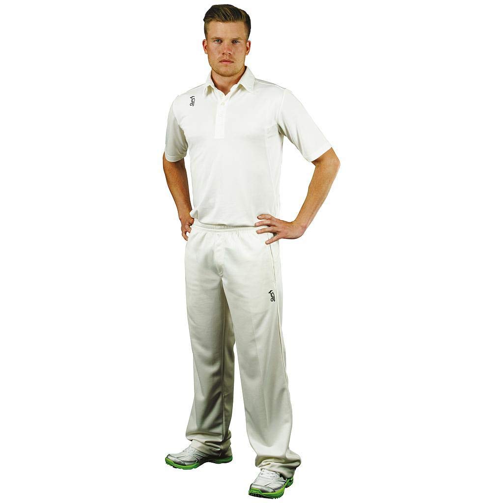 Kookaburra 2019 Pro Players Mens Cricket Whites Trouser Pant - L