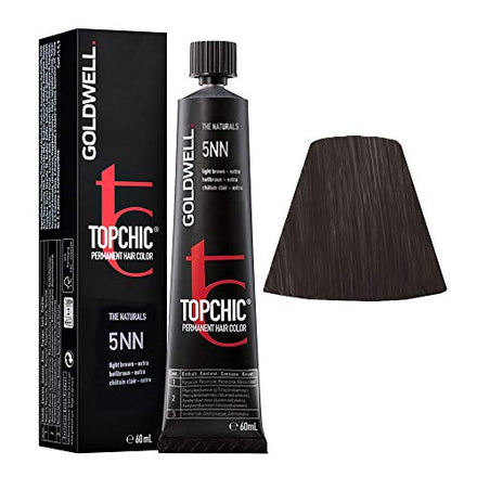 Goldwell Topchic Hair Color, 5nn Light Brown/Extra, 2.03 Oz