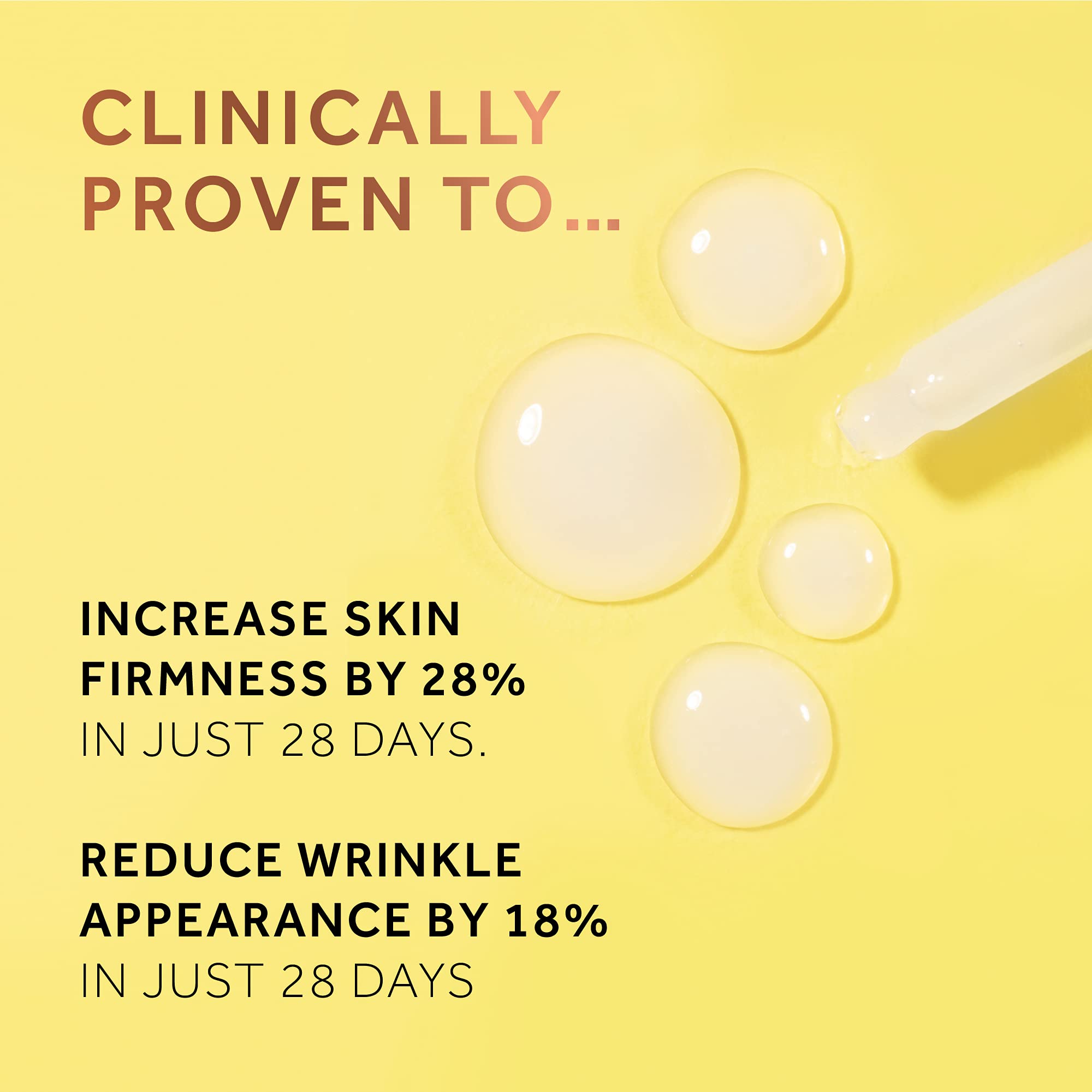 Absolute Collagen Boosting Hyaluronic Acid & Bakuchiol Face Serum, Anti-Aging Serum for Wrinkles, Retinol Alternative for Youthful, Hydration & Radiance, Plump Skin, 30ml