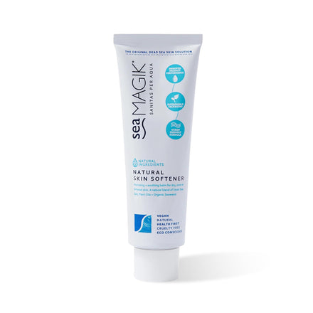 Sea Magik - Face and Body Moisturiser for Dry Skin, Itch Relief Cream, Natural Lotion for Eczema and Psoriasis, Hydrating Dead Sea Salt, Vegan, Cruelty Free (75ml)
