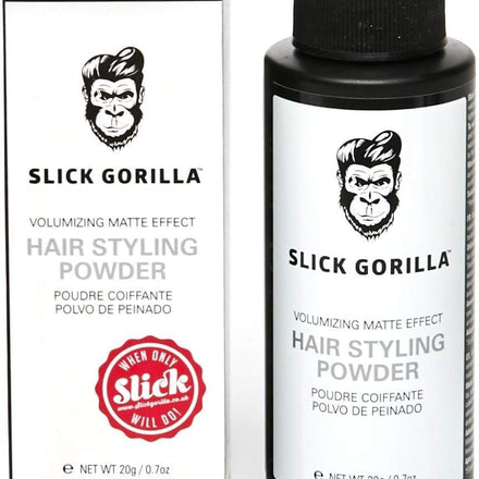 Slick Gorilla Hair Styling Texturizing Powder – 0.70 oz (20g) for Volume, Matte Finish, and All-Day Hold