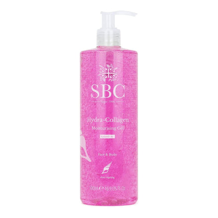 SBC Collagen Gel with pump dispenser, 500ml, face/body moisturiser