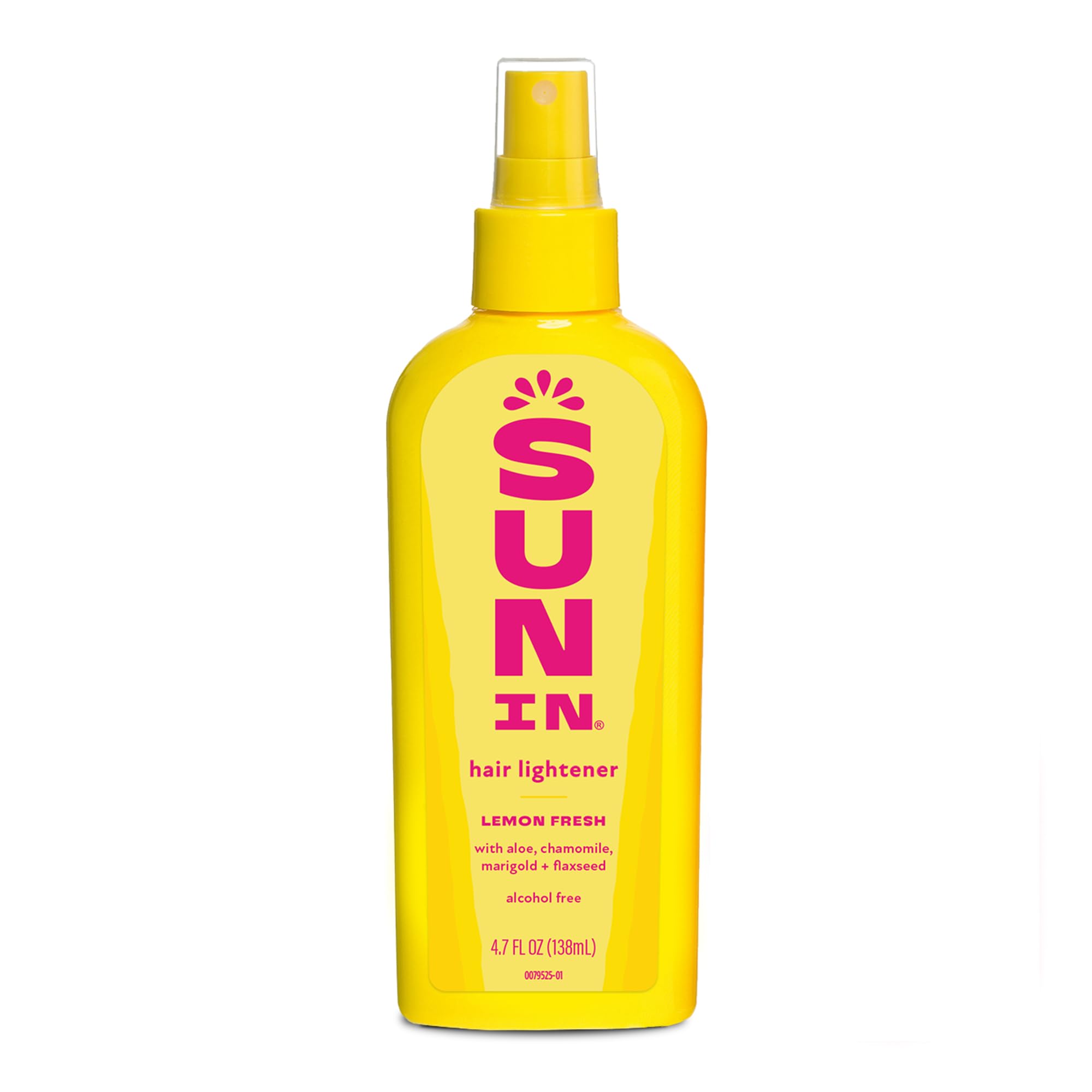 Sun In Hair Lightener Lemon - Enriched With The Natural Botanicals Aloe, Chamomile, Marigold and Flaxseed. Alcohol Free. Lemon Fresh Scent. 138 Millilitres