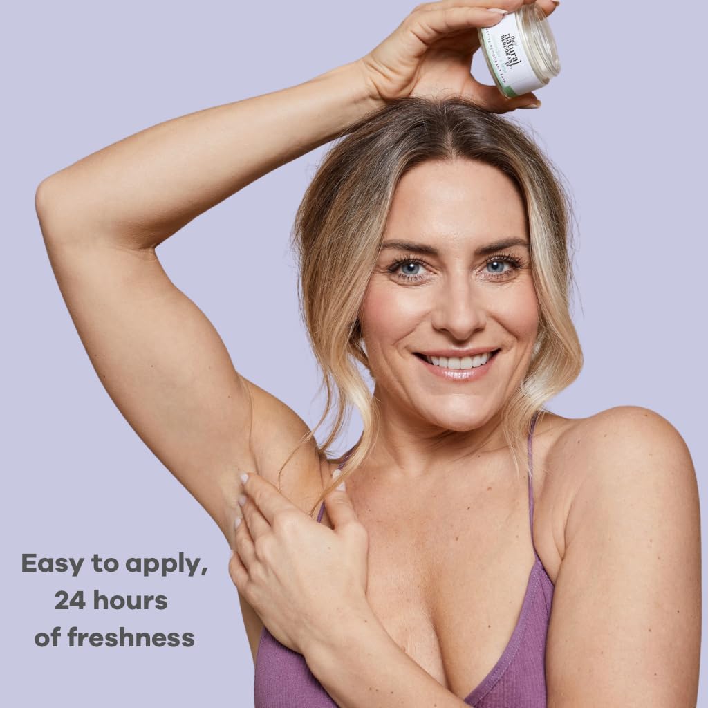 The Natural Deodorant Co, Gentle Deodorant Cream Lavender 55g, Aluminium Free, Plastic Free, Sensitive Skin
