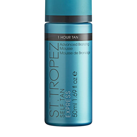 St.Tropez Self Tan Express Mousse, Fast Acting Fake Tan, Develops in 1-3 Hours, Streak-Free Finish, Vegan, Natural & Cruelty Free, 50 ml