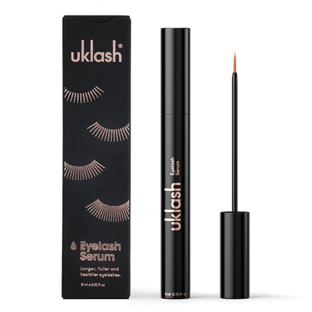 UKLASH Eyelash Growth Serum For Longer & Fuller Lashes - 3ml. Clinically Proven Formula for Naturally Longer Lashes and Extensions. Vegan & Cruelty-Free