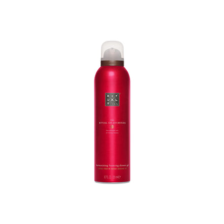 RITUALS The of Ayurveda Foaming Shower Gel - Fragrant Body Wash with Sweet Almond Oil & Indian Rose - 6.7 Fl Oz