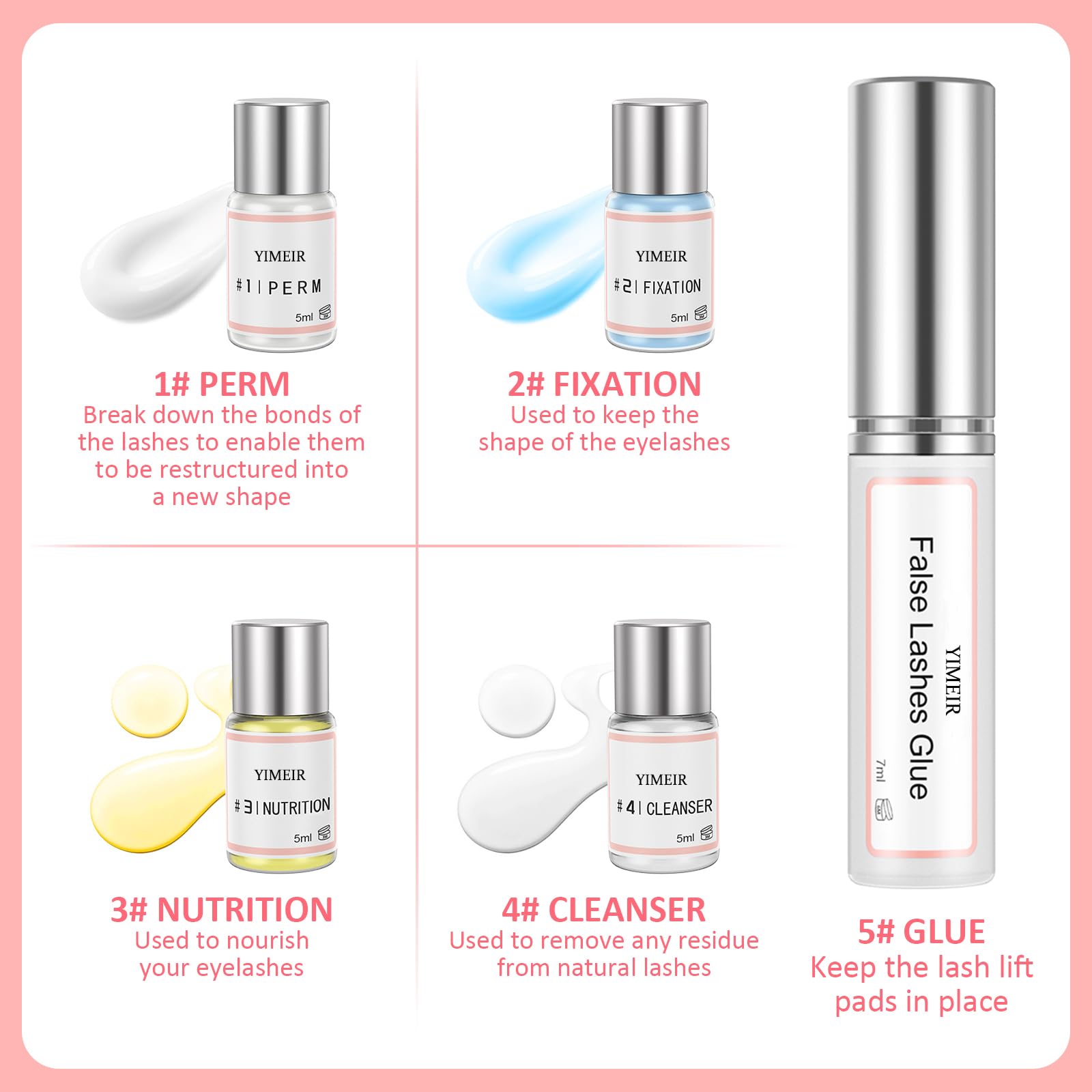 2025 Upgraded Lash Lift Kit - Eyelash Lift Kit,Professional Semi-Permanent Curling Eyelash Perm Kit, Lash Perm Kit Suitable for Salon and Home Use