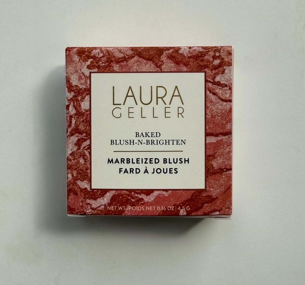LAURA GELLER NEW YORK Baked Blush-n-Brighten Marbleized Blush- Tropic Hues Creamy Lightweight Satin Finish