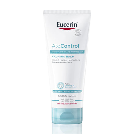 Eucerin Atocontrol Balm 200ml, Soothing and Hydrating Ointment for Itchy, Very Dry and Sensitive Skin, Ideal Atopic Dermatitis and Eczema Treatment, Suitable for Babies