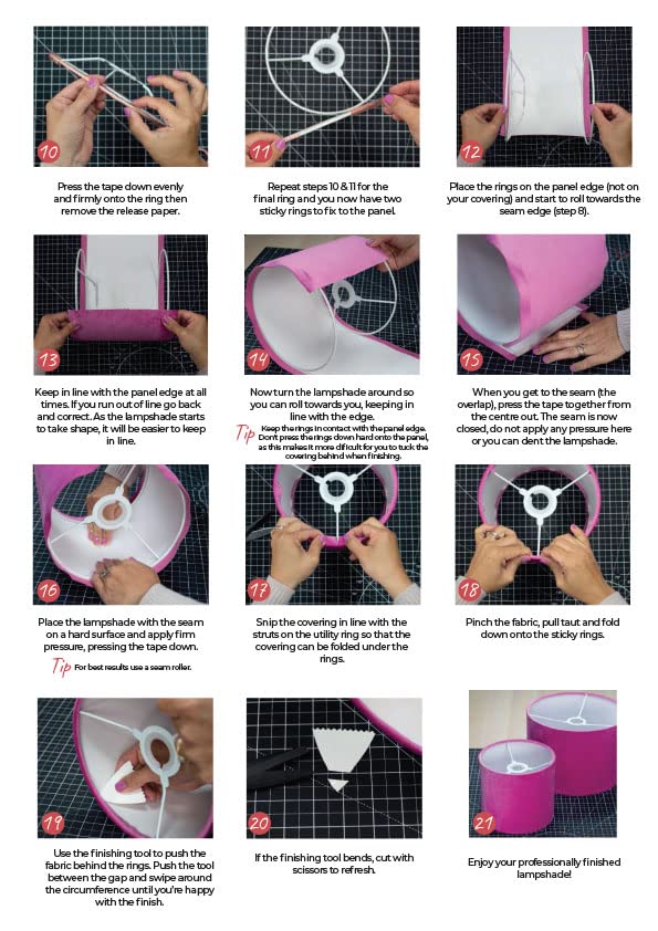 40cm Lampshade Making Kit for Pendants Or Table Lamps