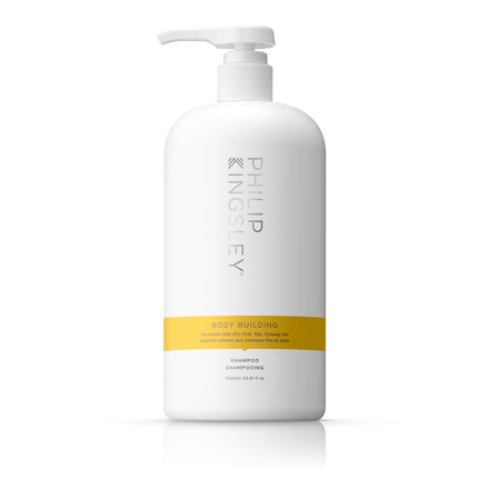 Philip Kingsley | Body Building Weightless Shampoo | Volumising Shampoo for Fine, Limp, Flat, Flyaway Hair | Hydrates, Thickens, Lifts and Adds Volume and Shine | 1000ml