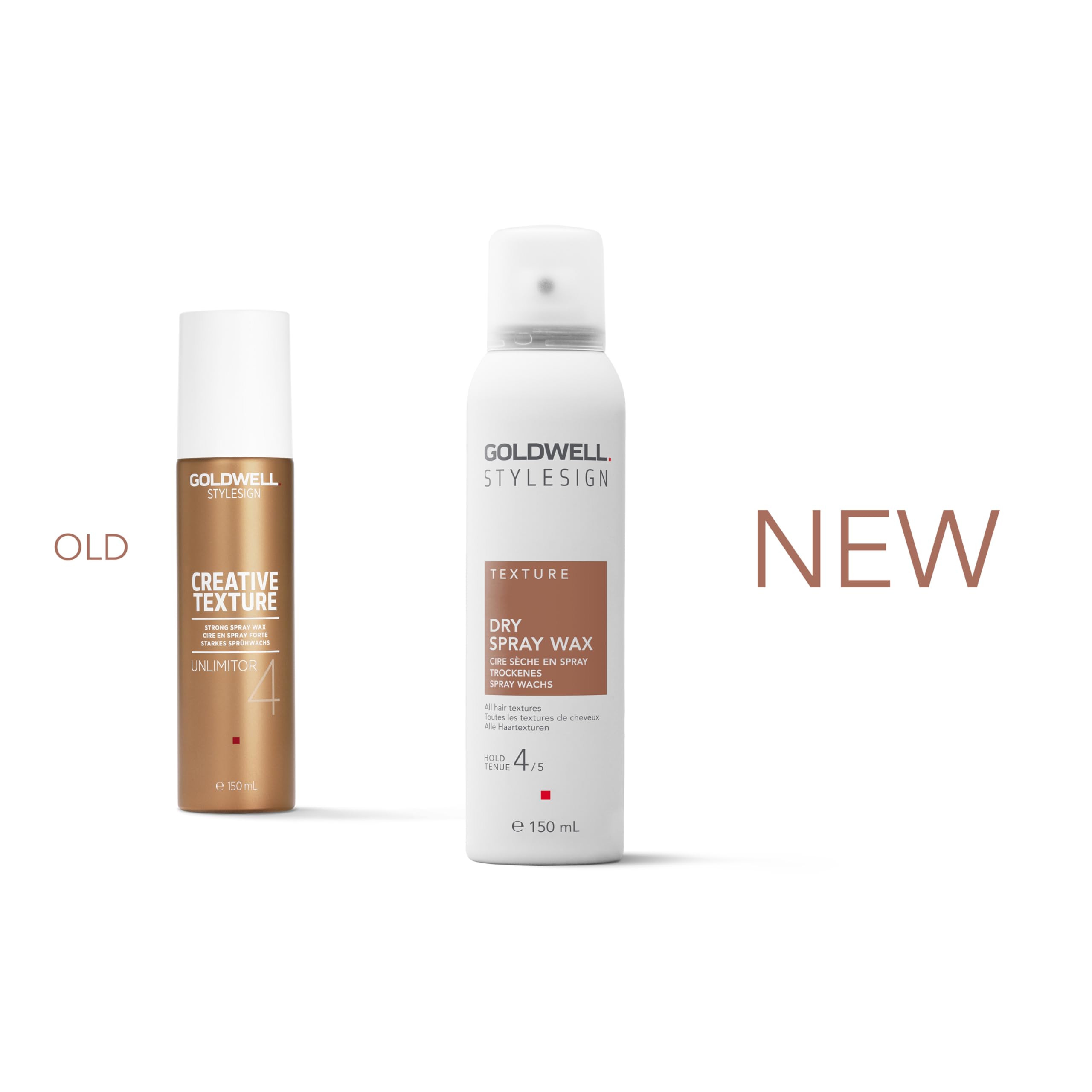 Goldwell StyleSign Dry Spray Wax Hair Styling Product, All Hair Textures, High Shine, 150ml