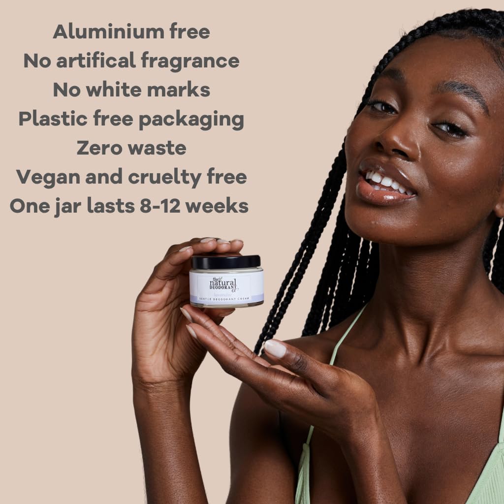 The Natural Deodorant Co, Clean Deodorant Balm Citrus & Black Pepper 55g, Aluminium Free, Plastic Free, All Day Protection