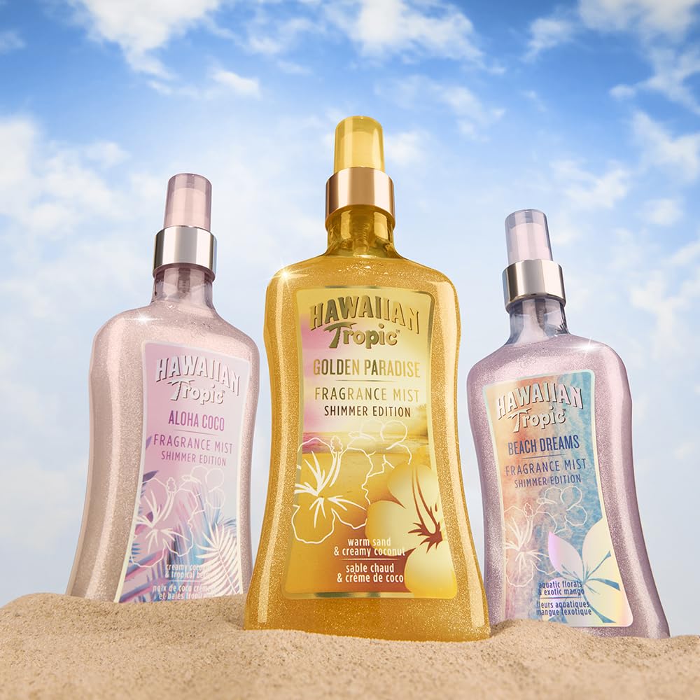 Hawaiian Tropic Golden Paradise Shimmer Edition Body Mist 250ml