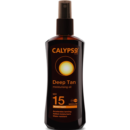 Calypso Monoi Tahiti Oil Spray With Bronze Intensifier SPF15 200 ml