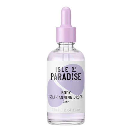 Isle of Paradise Self-Tanning Body Drops, Violet: For Tan to Dark Skin Tones, 75ml