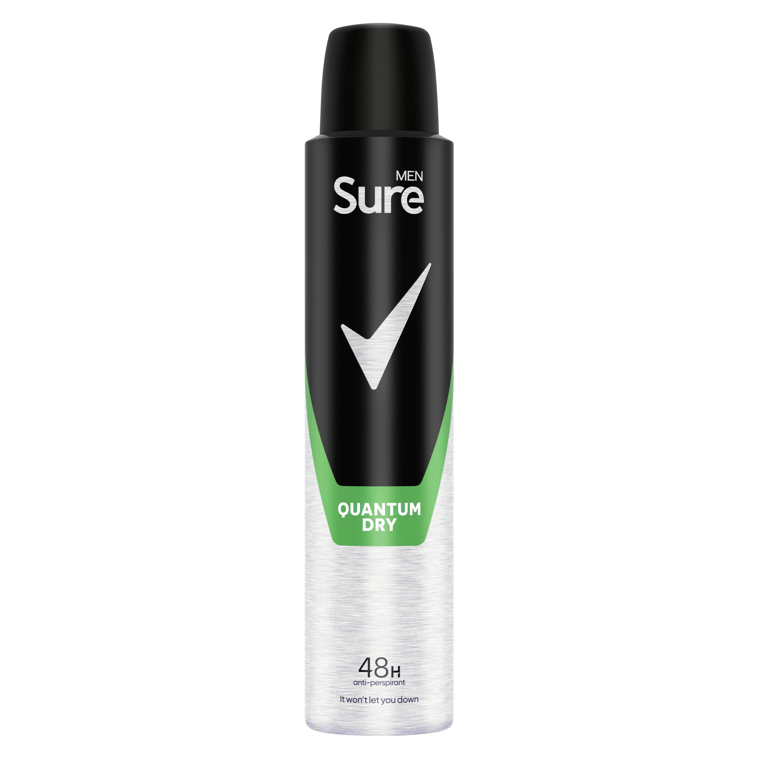Sure Men Quantum Dry Anti-Perspirant Aerosol deodorant for men for 48-hour sweat and odour protection 6x 200 ml