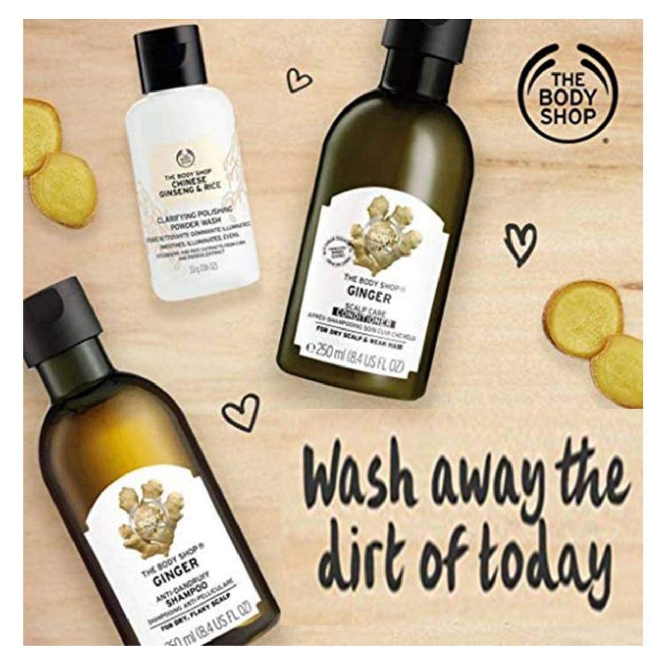 The Body Shop Ginger Scalp Care, Anti-Dandruff Shampoo - Large 400ml