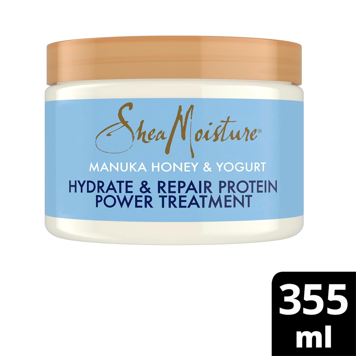 SheaMoisture Manuka Honey & Yoghurt Hydrate & Repair Protein Power Hair Mask Treatment sulphate & silicone free for extremely dry, brittle curly hair 355 ml