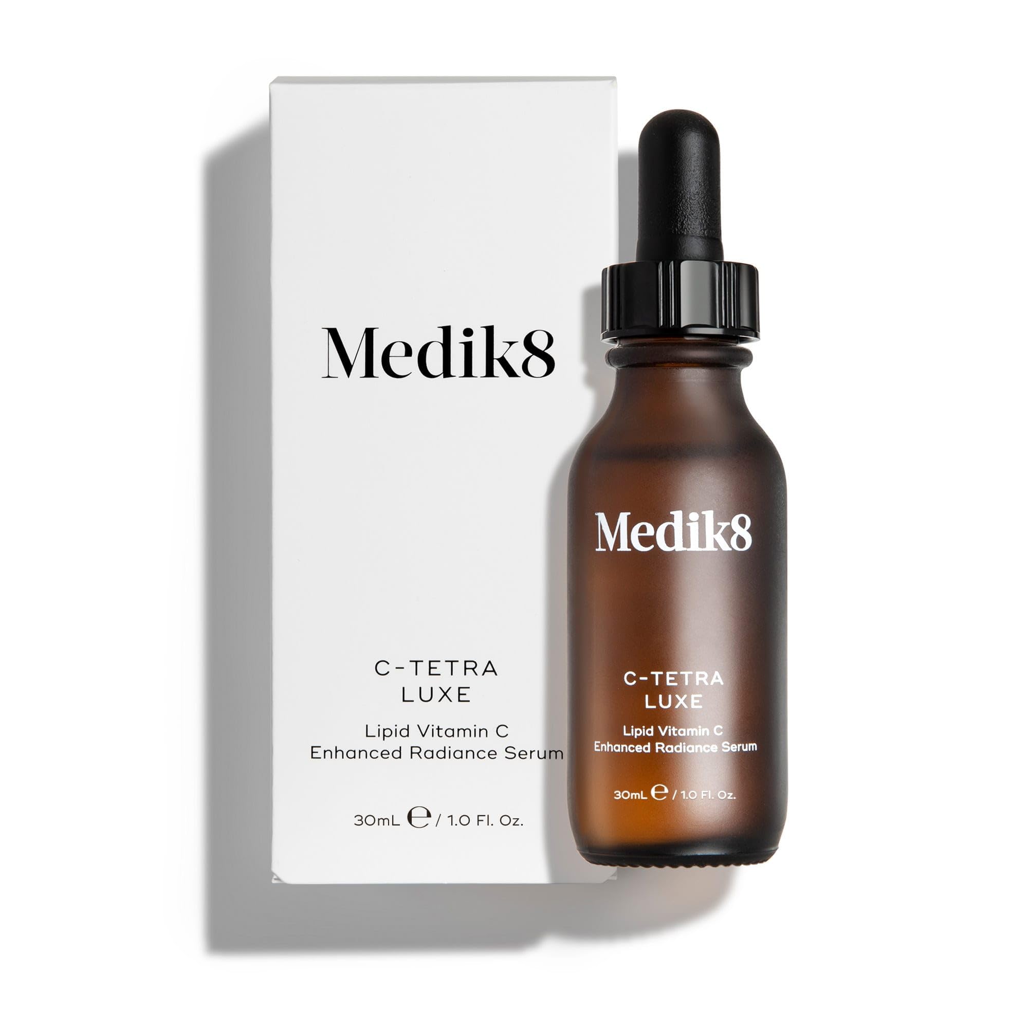 Medik8 C-Tetra Luxe - Lipid 14% Vitamin C Enhanced Radiance Serum -Smooths Fine Lines & Uneven Tone - Antioxidant & Nourishing - Dull, Dry Skin Types - 30ml