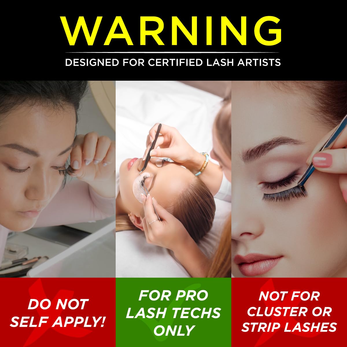2 Bottles Sky Glue for Eyelash Extensions S+ | Super Strong Black Lash Extension Adhesive for Professional Long Lasting Semi Permanent Individual Lash Extensions | Fast Drying / 7+ Week Retention 5ml
