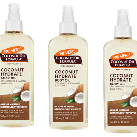 Palmers Coconut Oil Body Oil 5.1 Ounce (150ml) (3 Pack)
