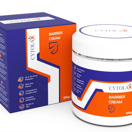 Cytolax Barrier Cream 500g | Durable 24hour Protection | Prevents Skin Irritation & Sores | Improves Elasticity & Repairs Damaged Skin | Incontinence Cream with Shea Butter & Aloe Vera extracts