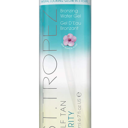 St.Tropez Self Tan Purity Bronzing Water Gel, Clear Tanning Water Gel, Streak-Free Finish, Develops in 4-8 Hours, Vegan, Natural & Cruelty Free, 200 ml