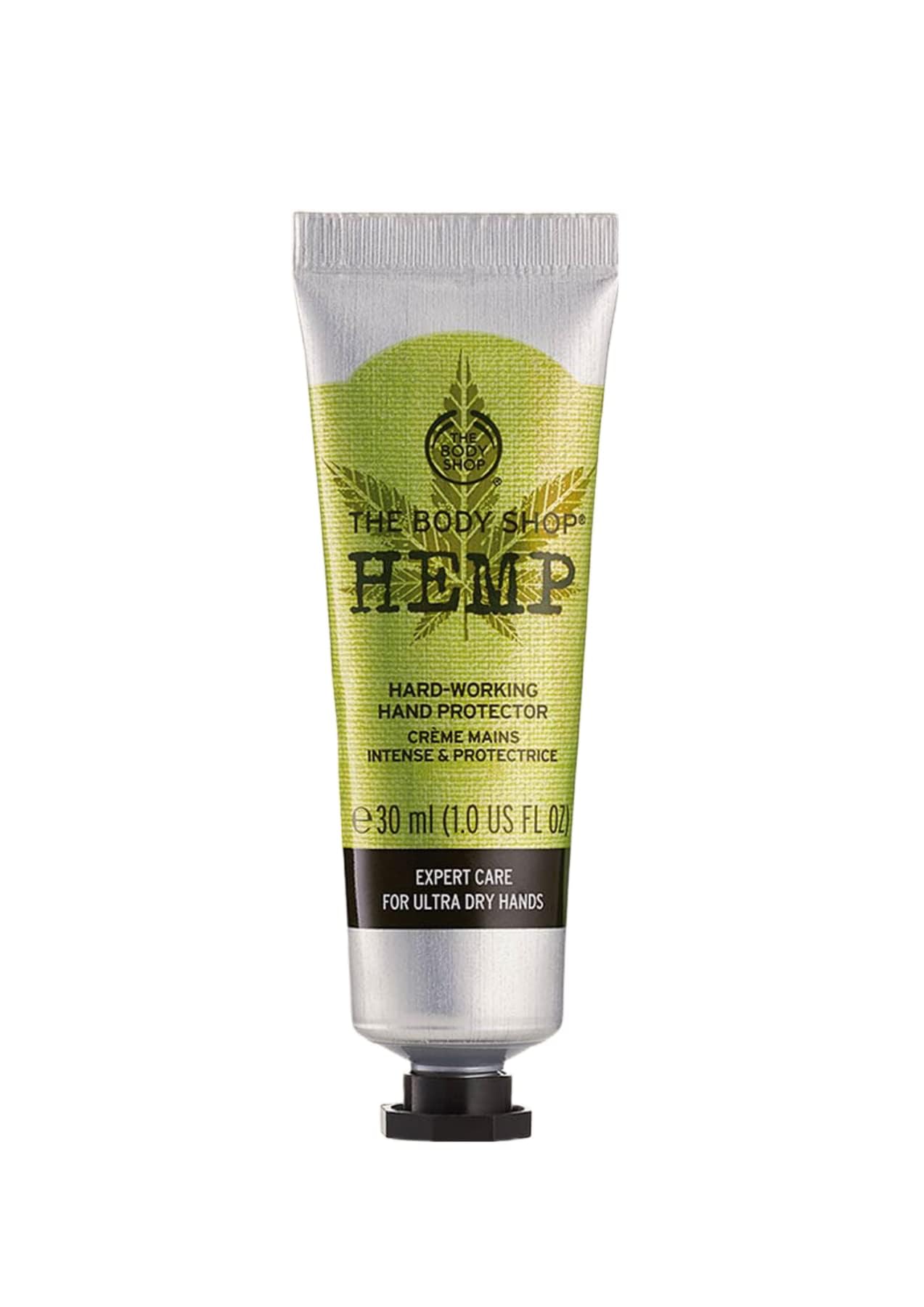 The Body Shop Hemp Hand Protector – Protecting & Hydrating Care for Ultra Dry Hands – 1 oz